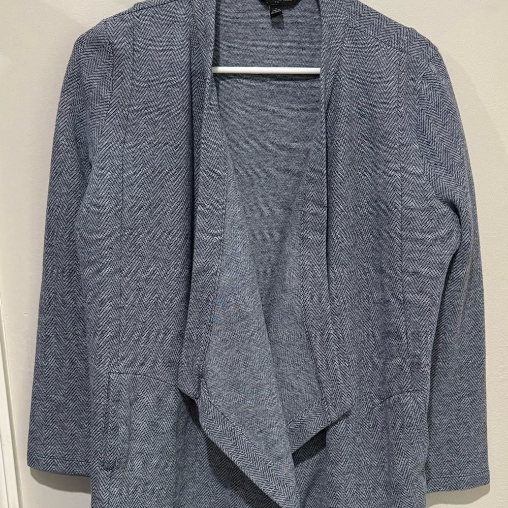 Women's Banana Republic Blue Open Front Jacket